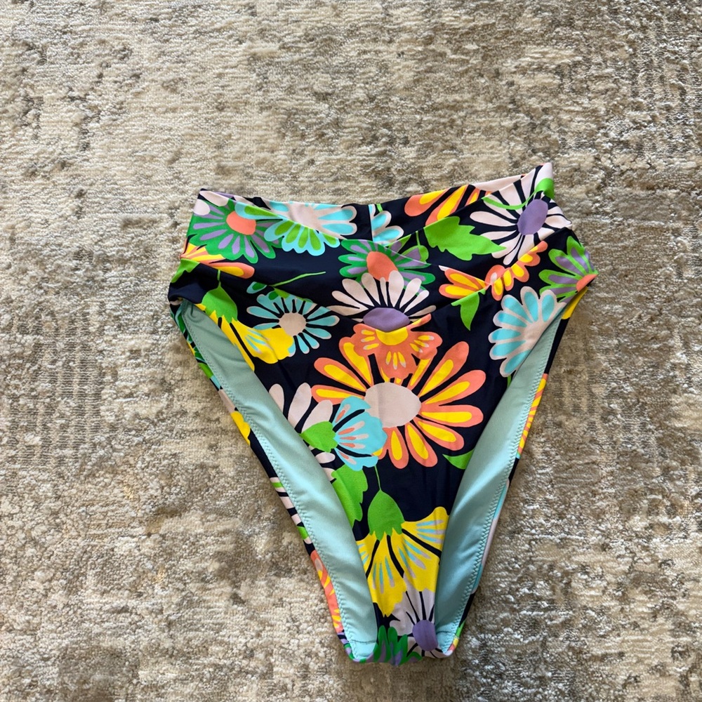 High Waisted Aerie Bikini Bottom. Size medium.